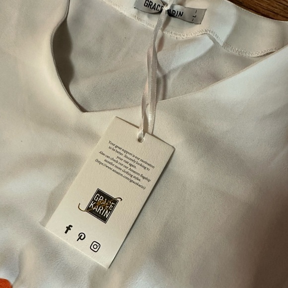 Grace Katin Festive Tiered Dress Large - Picture 9 of 10